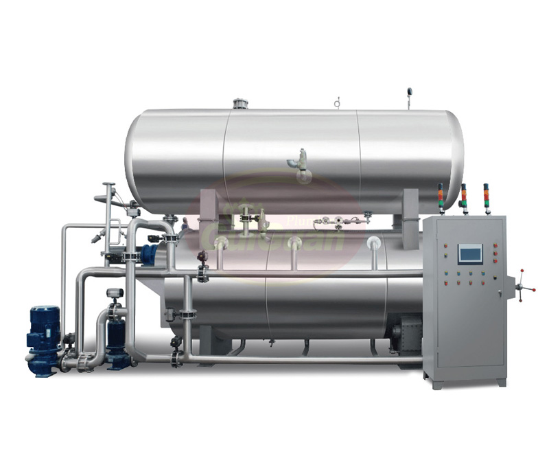 蒸汽、水浴式旋轉(zhuǎn)殺菌鍋